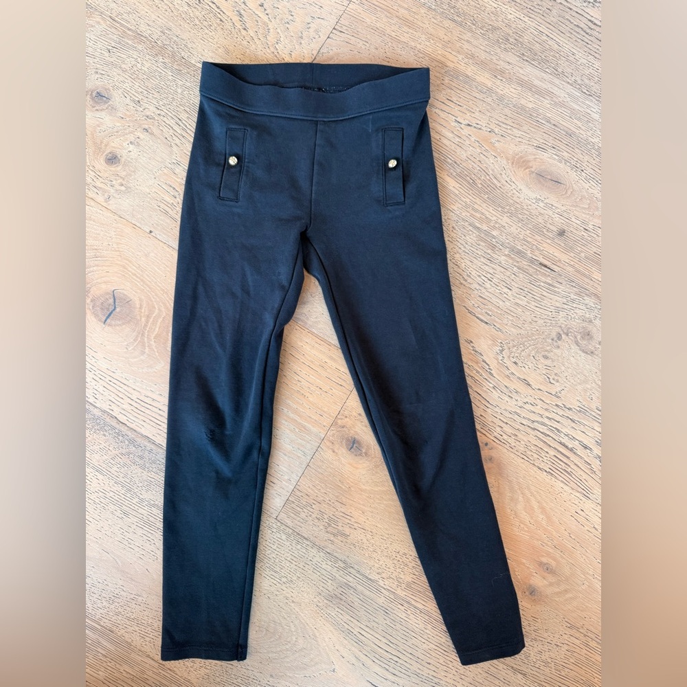 Janie and Jack Black Kids Leggings
